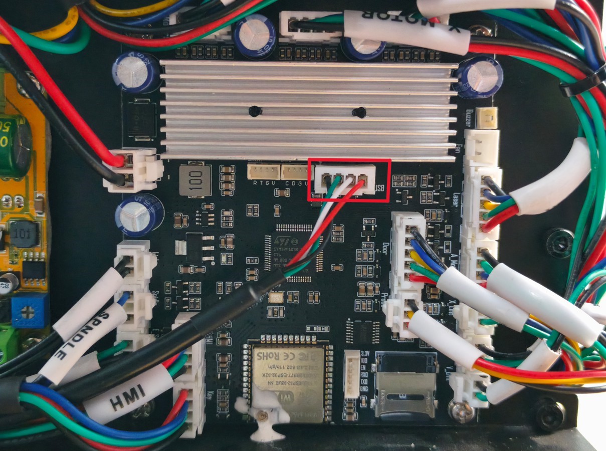 Main Control Board Plugged In