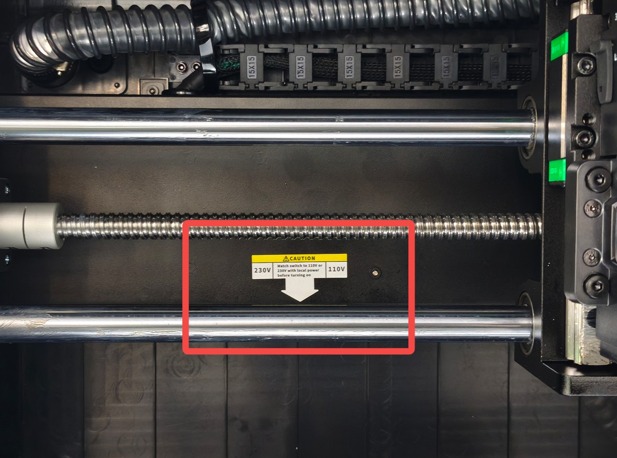 Power Module Voltage Adjustment Position