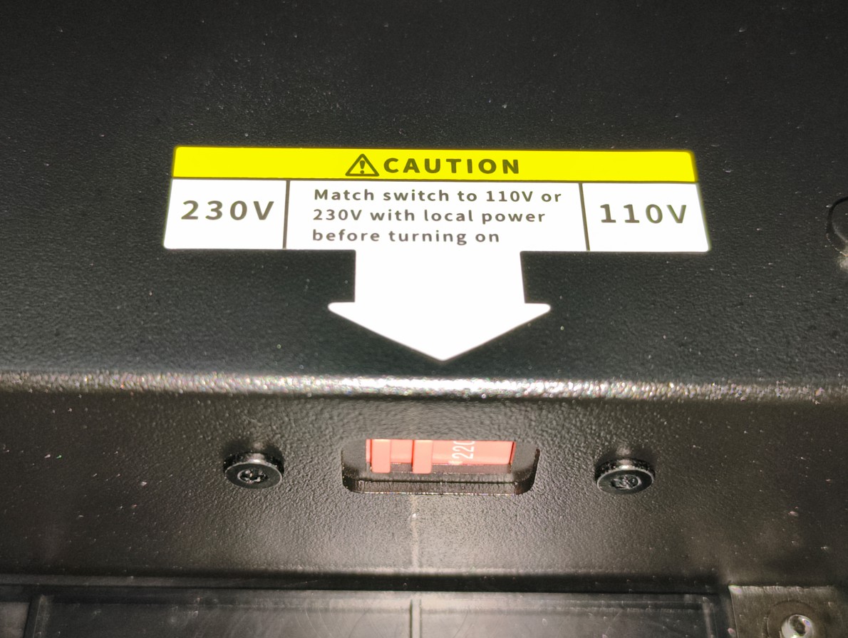 Power Module Voltage Adjustment Position