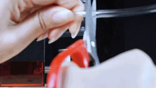 Insert Air Hose into Connector