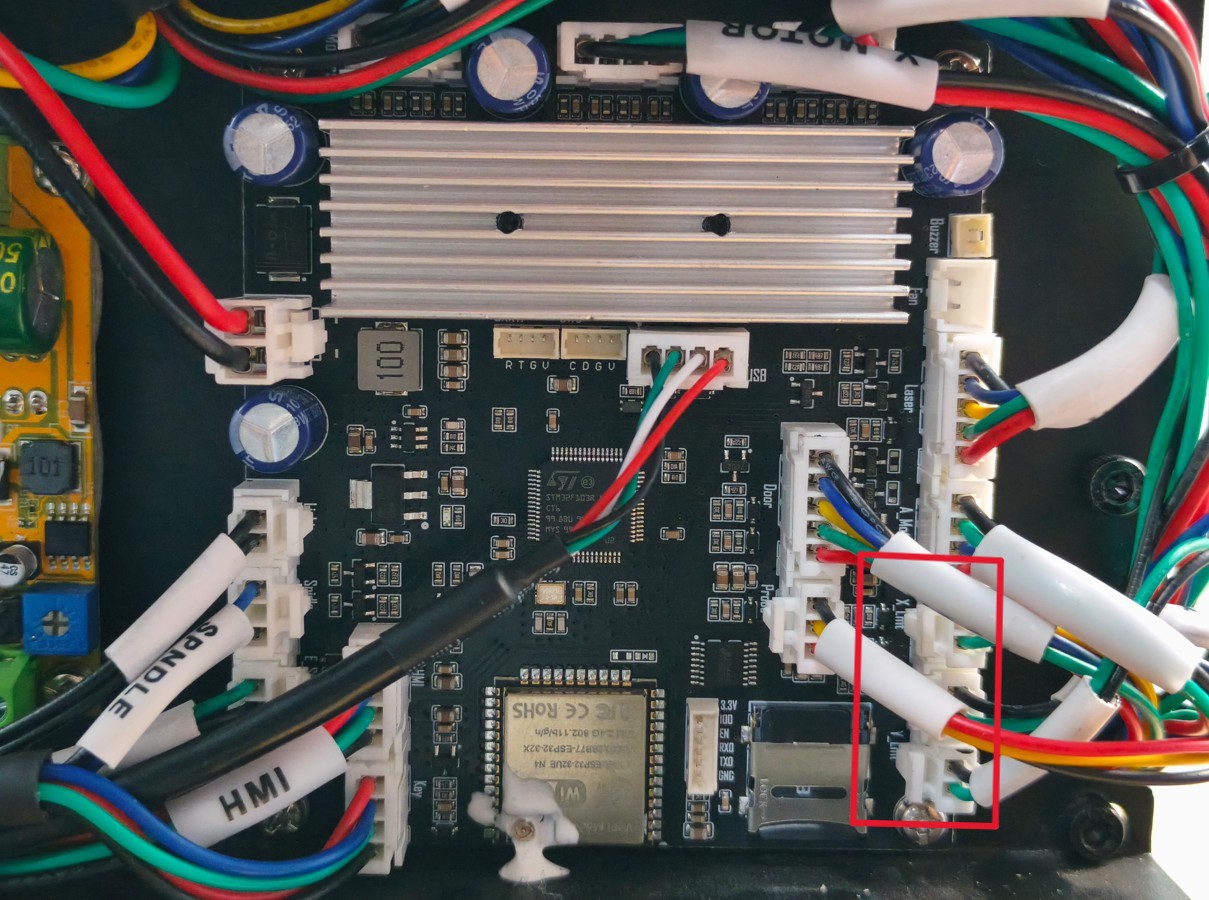 Main Control Board With Limit Wires