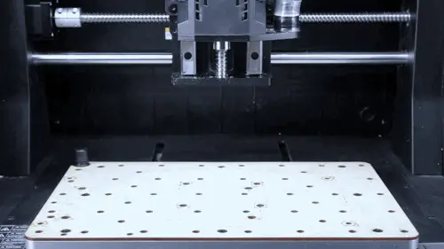 Spindle moving right