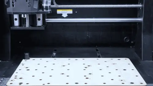 Base plate moving inward