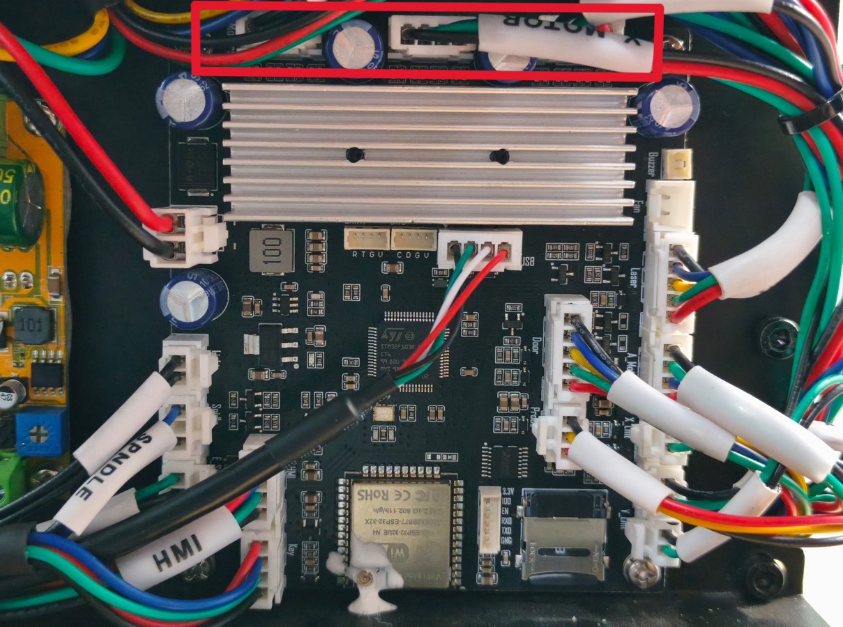 Main Control Board With Motor Wires